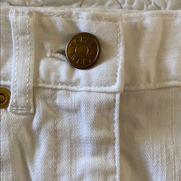 Crewcuts White Girls Denim Skirt Size 10 - Picture 4 of 6